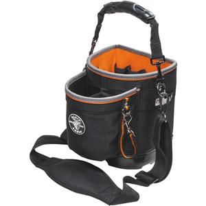 Klein Tools 55419SP-14 Tool Bag with Shoulder Strap Has 14 Pockets for Tool Storage, Can Fit Long Screwdrivers