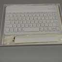 Kenke Keyboard Case for iPad 10th Generation (10.9 Inch 2022) / iPad A16 11th Generation (11 inch 2025) with Pencil Holder, Stand Folio Detachable Wireless Bluetooth Keyboard Cover, Cream White