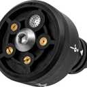 Multi-Functional Nozzle Replacement for Worx Hydroshot Cleaner WG629/620/630, WU630/633 Accessories Home Tool Pressure Power Washer Accessories 5 in 1 for Pathway Driveway and Paving Flat Areas, Black