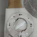 24" Low Profile Ceiling Fan with RGB Lights, Bladeless Ceiling Fan with Remote/APP/Voice Control, 6 Speeds Flush Mount Smart for Bedroom (White RGB Backlight)