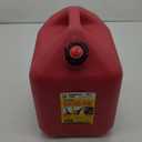 Midwest Can 5610 Safe-Flo Auto Shut Off 5 Gallon Gas Can  Durable Fuel Containers with FlameShield Safety System & Quick-Flow Spout - Red - 1 Pack