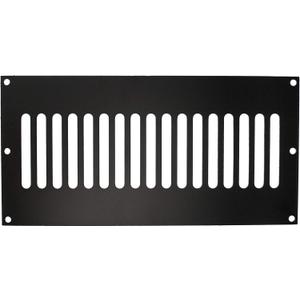 AMS Fireplace | Fire Pit Enclosure Vent | 321 High Gauge Stainless Steel | Commercial Grade | Safe Ventilation | Strong, Durable, Easy Install (12x6 Inch - Set of 1, Black)