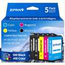 ZIPRINT Remanufactured Ink Cartridge Replacement for Epson 200XL T200XL Ink Combo Pack for XP-410 WF-2540 WF-2530 XP-310 XP-400 Printer (2 Black, 1 Cyan, 1Magenta, 1 Yellow)