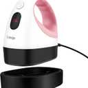 Calogy Mini Heat Press, Heat Transfer Machine, Constant Temp Control, Insulated Safety Base, Fits for Crafts, T-Shirt, Hat, Cap, Pillows (White Pink)