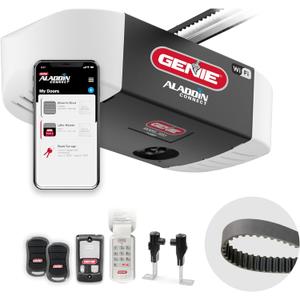 Genie QuietLift Connect  WiFi Smart Garage Door Opener with Added Wireless Keypad,  HPC Smart Belt Drive  Compatible with Alexa and Google Assistant, Model 3053-TKV