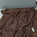 Floerns Women's Plus Size Off Shoulder Dress Mesh Long Sleeve Ruffle Trim Bodycon Maxi Dresses 4XL