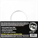 (100) Archival Quality Acid-Free Heavyweight Paper Inner Sleeves for 7" Vinyl Records #07IW