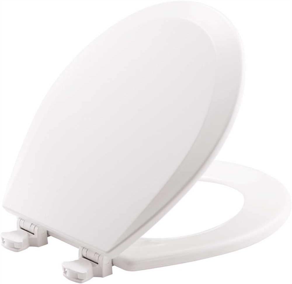 Bemis Lift-Off Round Closed Front Toilet Seat in White