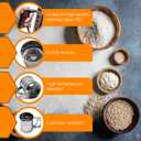 Flour Sifter , 3 Cup Stainless Steel , Great Double-layer Baking Sifters for all Baking Flour and Powdered sugar, Flour Strainer