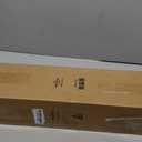 Double Curtain Rod, 1 Inch Black Long Dual Curtain Rods for Windows 66 to 120 Inch, Decorative Adjustable Heavy Duty Telescopic Spliced Window Treatment Rods for Bedroom Living Room Farmhouse