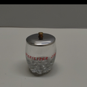 DISINFECTING STERILIZER JAR (Small Size) WITH METAL LID FOR TOOLS, MANICURE, SPA IMPLEMENTS, AND SCISSORS (Sterilizer Jar, Clear) (4.18x3.2 Inch (Pack of 1))