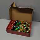 Max Fun 12Pcs Christmas Glasses Glitter Holiday Party Glasses Frames Christmas Decoration Accessories Costume Eyeglasses for Christmas Parties Holiday Favors (One Size Fits All)