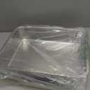 Stainless Steel Litter Box - Metal Cat Litter Box -4 H Cat Litterbox Low Entry Pet Toilet Supplies for Kitty, Kitten, Rabbit, Puppy,No Stick Easy Clean-No Smell (Medium (17.5" x 13.6" x 4"))