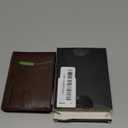 RUNBOX Wallet for Men Slim Rfid Leather 2 ID Window With Gift Box | Slim, Rfid, 2 ID Window, With Gift Box, Slim, Rfid (Classic Coffee-15 slots)