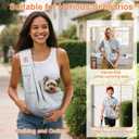 Tomkas Small Dog Sling Carrier - Cat Sling Carrier - Classic Pocket & Classic Strap - for 2-7 lbs Pets(Grey)