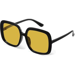 miyya Oversized Polarized Sunglasses Women, Trendy Retro Sun Glasses for Women 2025, Oversized Shades