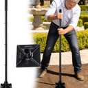 Tamper Tool, 59 Inch Heavy Duty Metal Garden Tool for Leveling Soil, Gravel,Driveway, Garden, Yard,Long Handle Tamper Tool with Comfortable Grip,