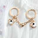 Matching Keychains,Couple Keychain for Boyfriend Girlfriend,Space Gifts for Birthday Christmas Valentine Anniversary