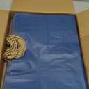 SHOPDAY Navy Blue Paper Bags with Handles 16x6x12, 25 Pack Large Kraft Paper Bags Bulk, Tote Bag Shopping Bags, Paper Gift Bags, Retail Bag Merchandise Bags for Grocery Business Takeouts