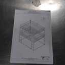 DNYN Twin Triple Bunk Bed with Built-in Ladder, Twin-Over-Twin-Over-Twin Size Metal Bunkbeds w/Safety Guardrails for Kids/Teen/Adults Bedroom, Home Furniture for Dorm, Guest Room, Black