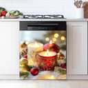 AOHMPT Dishwasher Magnet Sticker Cover Panel Decal Refrigerator Magnetic Sticker Decorative for Kitchen Decoration,Fridge Door Cover,Home Appliances Decor Stickers 23.03"x25.59"
