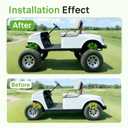 ALMULOO 6 Inches A-Arm Lift Kit Compatible with 1985-1995 YAMAHA Golf Cart G2 G9 Electric or Gas Model Powder Coated