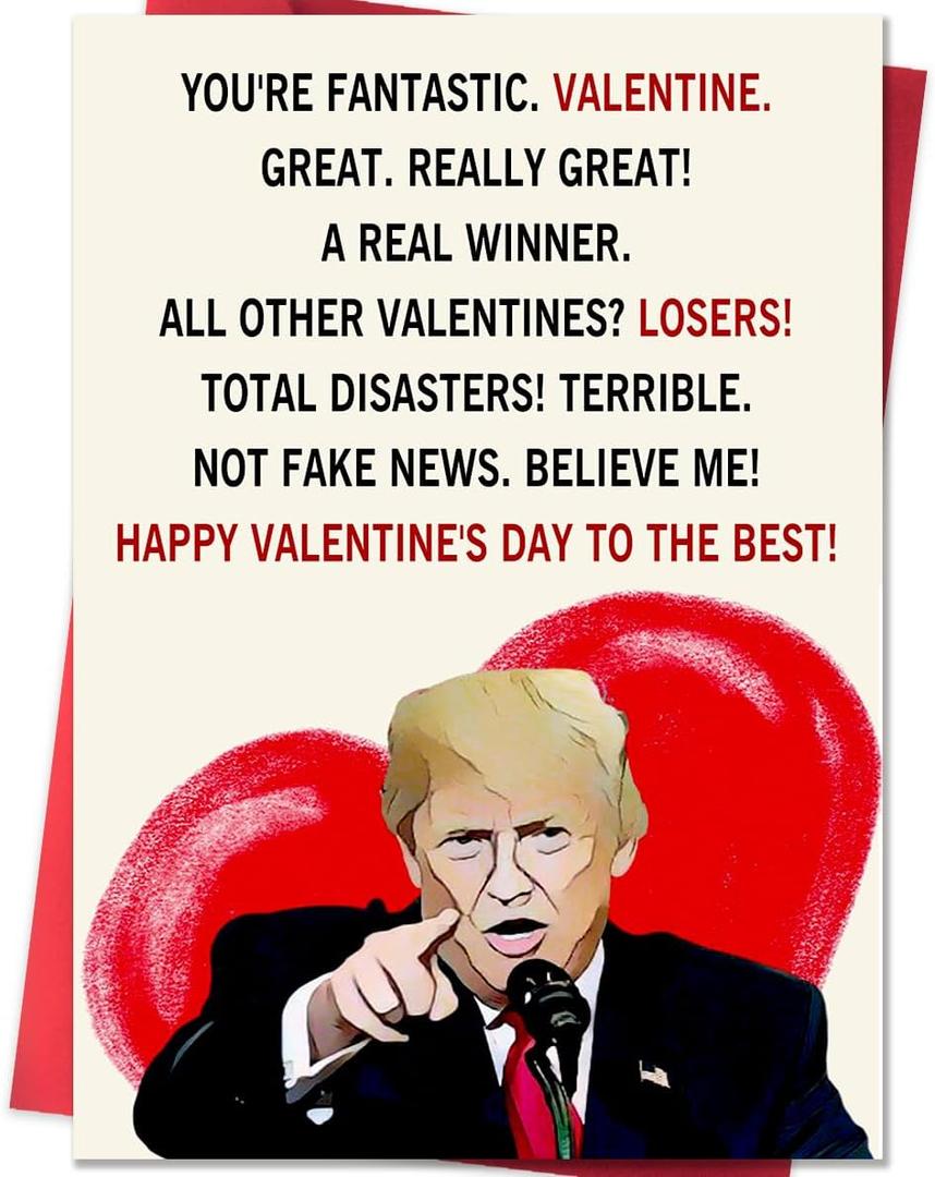 2 x Funny Valentines Day Card, Best Valentine's Day Cards Gifts for Husband Wife Boyfriend Girlfriend, Sweet Vday Gifts for Him Her