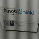 Angol Shiold Quiet-Close Molded Wood Toilet Seat with Non-Slip Adjustable Hinges, Anti-Pinch Bumpers, Easy Install & CleanBone, Elongated 18.5''