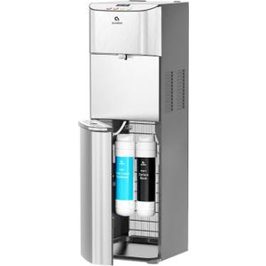 Avalon Electric Bottleless Water Cooler Water Dispenser - 3 Temperatures, Digital Clock with Temperature Control, Self Cleaning, Stainless Steel