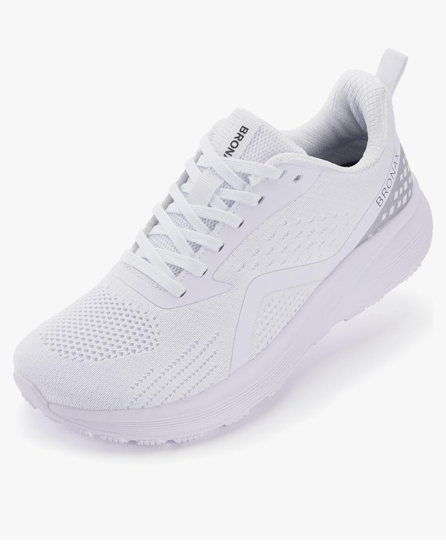 BRONAX Women's Wide Toe Box Road Running Shoes | Wide Athletic Tennis Sneakers with Rubber Outsole, Size 11 Wide