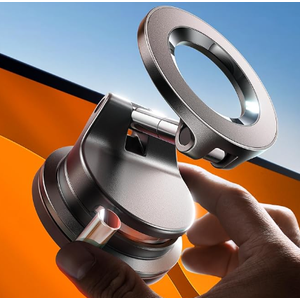 LISEN for Magsafe Car Mount, Cell Phone Holders for Your Car, Magnetic Car Accessories for Women Men Interior Jeep, Vacuum SuctionPro for Valentines Day Gifts for Him Kits, for iPhone 1712, Black