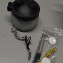 EBEST 4 SET Airbrush Cleaning Kit Repair Tools Needle Nozzle Brush Glass Cleaning Pot Holder