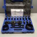 Orion Motor Tech Wheel Bearing Press Kit for Front Wheel Drive Bearing Removal & Installation, 24pc Wheel Bearing Puller Tool Set with Sliding Screws Universal Bushings Sleeves (Blue)