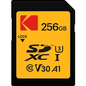 Kodak SDXC Card 256GB UHS-I U3 V30 Ultra - Up to 95MB/s Max Read Speed - Write Speed 85MB/s Max - Storage of 4K Ultra HD Videos and HD Photos - SD Card