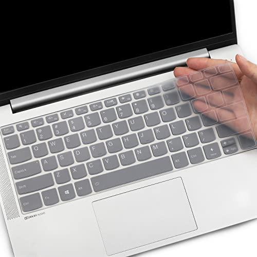 Keyboard Cover for Lenovo Yoga 7 7i 14"/Yoga 9 14", Ideapad 5 5i 5X 14, IdeaPad Flex 5 5i 14, Lenovo Slim 7 9 14, IdeaPad Slim 5 5i 7 7i 14, ThinkBook 14 14s G2 G3 Gen 4 Keyboard Skin -Clear