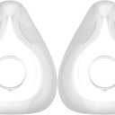 2 Pack Replacement F20 Large Cushion Compatible with ResMed AirFit F20 Cushion, Full Face CPAP Mask Cushion Replacement, Covers Nose and Mouth (2)