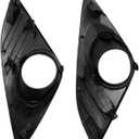 Set of 2 5212706310 Fog Light Cover Bezel trim Pair With Hole Black, Replacement for Toyota Camry XLE LE L 2012 2013 2014, Replaces TO1039148 5212806310 TO1038148