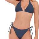 Women's Multiway Convertible Triangle Bikini Top (M)