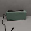 bella 2 Slice Slim Toaster, Fits-anywhere Kitchenware, 6 Setting Shade Control with Reheat & Cancel Buttons, Fits Sourdough, 10 Long Slot, Anti Jam & Auto Shutoff, 900 Watt, Seaglass