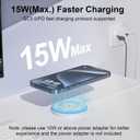 MagSafe Charger 2 Pack 15W Magnetic Wireless Charger Fast Charging Pad Compatible with iPhone 17/16/15/14/13/12 Series & AirPods 4/3/2/Pro Magnetic MagSafe Charging Pad with Dual Ports