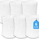6 Pack Humidifier Wicking Replacement Filter Compatible with Canopy Bedside Humidifier ONLY, Made with Wood Pulp & Paper Filter