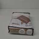 Beige White Sheer Linen Curtains 96 Inches Long for Bedroom, Neutral Modern Window Pinch Pleat Living Room Curtain for Sliding Glass Doors Light Filtering with Hooks 40" x 96"x 2Panels Beige White