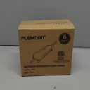 Flemoon [6 Pack] Outdoor Extension Cord Safety Cover with Waterproof Seal, Weatherproof Electrical Connection Box to Protect Outdoor Outlet, Plug, Socket, Christmas Holiday Decoration Light, Black