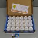 LANKER 24 Pack Flameless Tealight Candles, 7 Color Changing Battery Operated Led Tea Lights, Electronic Fake Candles, Decorations for Wedding, Party, Christmas, Halloween (7 Color Changing)