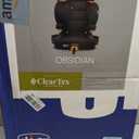 Chicco KidFit ClearTex Plus 2-in-1 Belt-Positioning Booster Car Seat, Backless and High Back Booster Seat, for Children Aged 4 Years and up and 40-100 lbs., Obsidian/Black