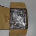 Stocking Hangers for Mantel,4 Pcs 2 in 1 Adjustable Fireplace Christmas Stocking Holder,No-Drill, Easy to Install Garland Hanger for Christmas Decorations,Fits 0.1-3.5Mantles(Black, 4)