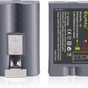 2-Pack of V4 Batter,Suitable for Ring-Doorbell Camera 2/3/3 Plus/4(Second and #rd Generations) Hanging Battery 3.65V 6040mA (Doorbell 2)