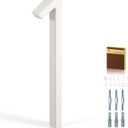 5 Inch House Numbers for Outside, Metal Address Number 1- Modern Design, Weather-Resistant White Crystal Powder Coated Finish, Stain Resistant, No Paint Peeling (White)