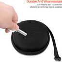 Travel Watch Case - Durable 50mm Single Watch Storage Box for Men & Women, Crushproof & Spillproof, Black