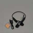 Bone Conduction Headphones with Boom Mic Bluetooth Open Ear Wireless Computer Headsets PC with Mic Noise Canceling Bluetooth Earphones with Microphone for Office Use Driving Meeting (Q3Pro-Black)